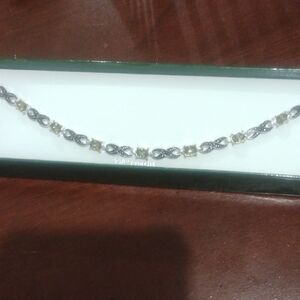 Elegant Silver and Gold Women's Necklace